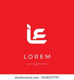 Design de logotipo icônico com letras IE