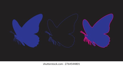 The iconic Playboy Bunny logo is displayed against a dark background, featuring vibrant blue and pink hues, representing a bold and recognizable brand.