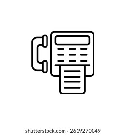Representação icônica da infraestrutura de telecomunicações com desenho de linha moderno