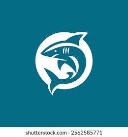 Iconic shark logo for sale.