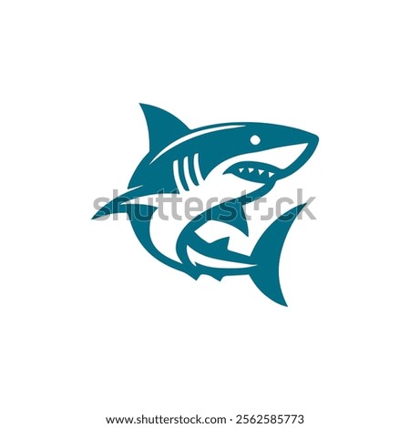 Iconic shark logo for sale.