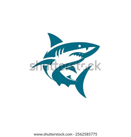 Iconic shark logo for sale.