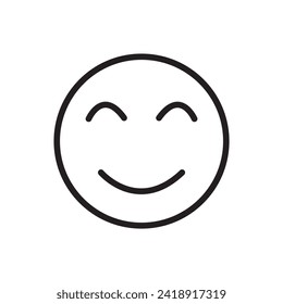 Iconic smile emoji  of satisfaction level. Range to assess the emotions of your content. Feedback in form of emotions. User experience. Customer feedback. Excellent, good, normal, bad, awful.