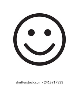 Iconic smile emoji  of satisfaction level. Range to assess the emotions of your content. Feedback in form of emotions. User experience. Customer feedback. Excellent, good, normal, bad, awful.