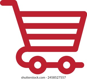 iconic symbol commonly associated with shopping, especially in e-commerce and retail contexts