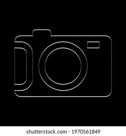 Iconic symbol for a digital photo camera