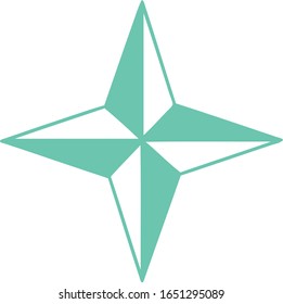 imagen de una estrella al estilo tatuaje icónico