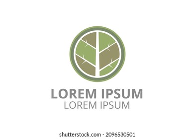 iconic tree logo design illustration for any business company like healthcare, property, economy, spa.
