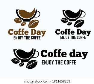 iconic vector coffe drink template