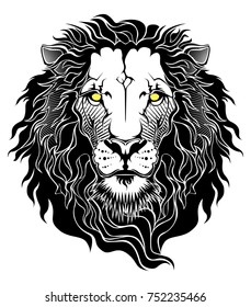 iconic vector lion 