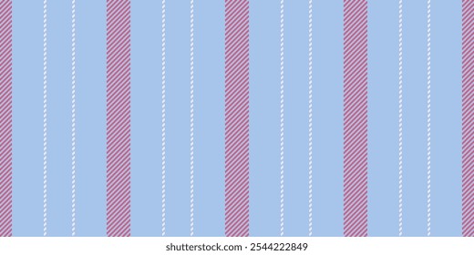 Iconic vertical fabric background, 1960s texture pattern stripe. Carpet seamless vector textile lines in light and red colors palette.