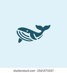 Iconic whale logo for sale.