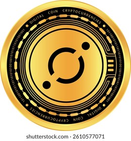 icon-icx cryptocurrency images with metal look on abstract background. 3d illustrations.