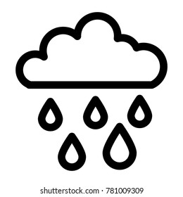 icons about rain clouds

