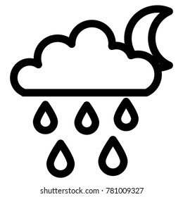 icons about rain clouds
