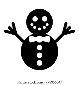 icons about snowman