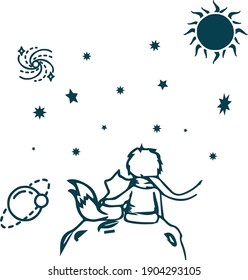 The Icons About Storry,the Little Prince 