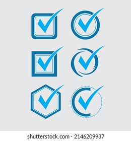 icons accepted with various editable variations