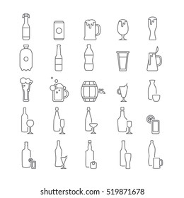 Icons with alcohol