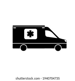 Icons of a ambulance car.