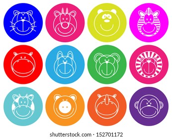 Icons of animals