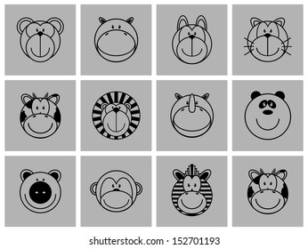Icons of animals