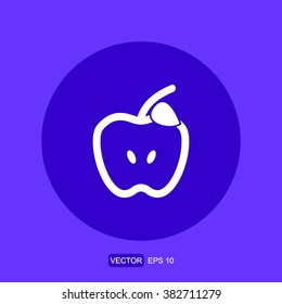 icons apple cut for Web and Mobile