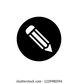 Icons for application. Pencil or writing.