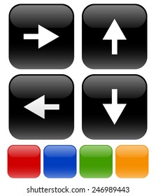 Icons with Arrow symbols pointing every direction