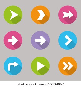 icons arrows vector collection