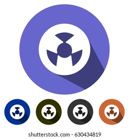 icons atomic symbol for Web, Mobile and business