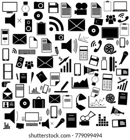 icons background,technology icons,vector illustration