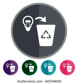 icons bad idea flat for Web, Mobile and business