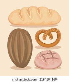 Icons Backbrot-Layout