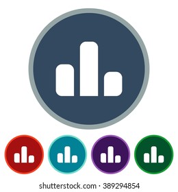 icons barchart for Web and Mobile