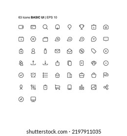 icons basic User Interface suitable for web, apk, and additional jobs you are working on