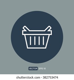 icons basket for Web and Mobile