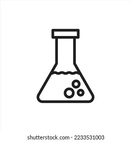 icons of beaker vector illustrator. EPS 10.
