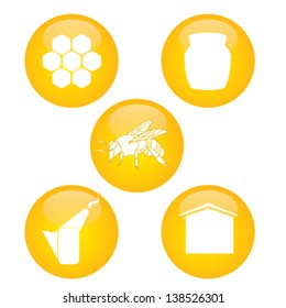 Icons for beekeeping