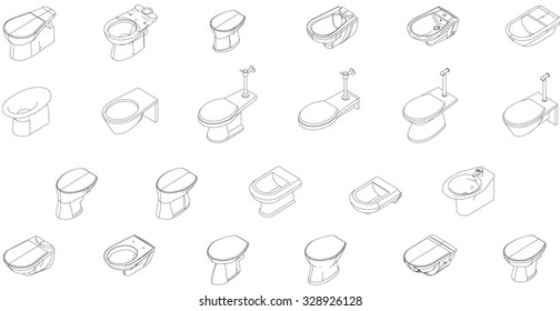 Icons bidet