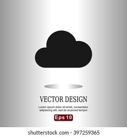 icons big cloud for Web,Mobile,placard and business