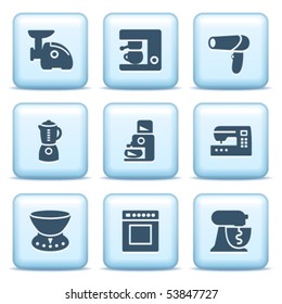 Icons with blue buttons 19
