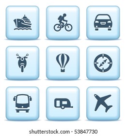 Icons with blue buttons 20