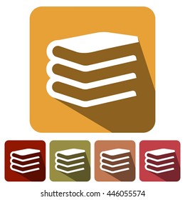 icons books flat for Web, Mobile and business