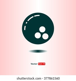 icons Bowling Ball for Web and Mobile