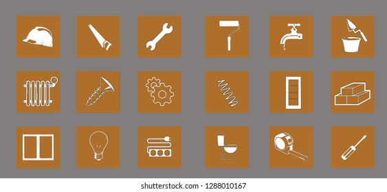 Icons for bulding shop/market