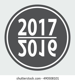 icons or button the new year