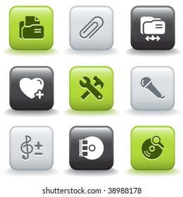 Icons with buttons 11