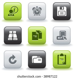 Icons with buttons 3