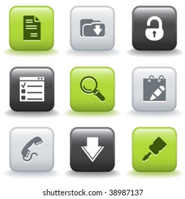 Icons with buttons 8
